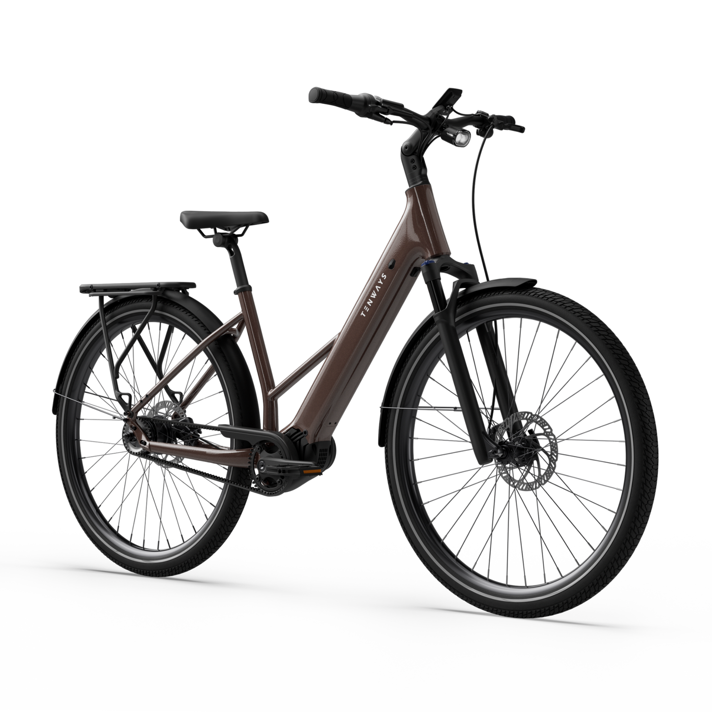 TENWAYS AGO AIR Belt Drive - Walnut Brown side