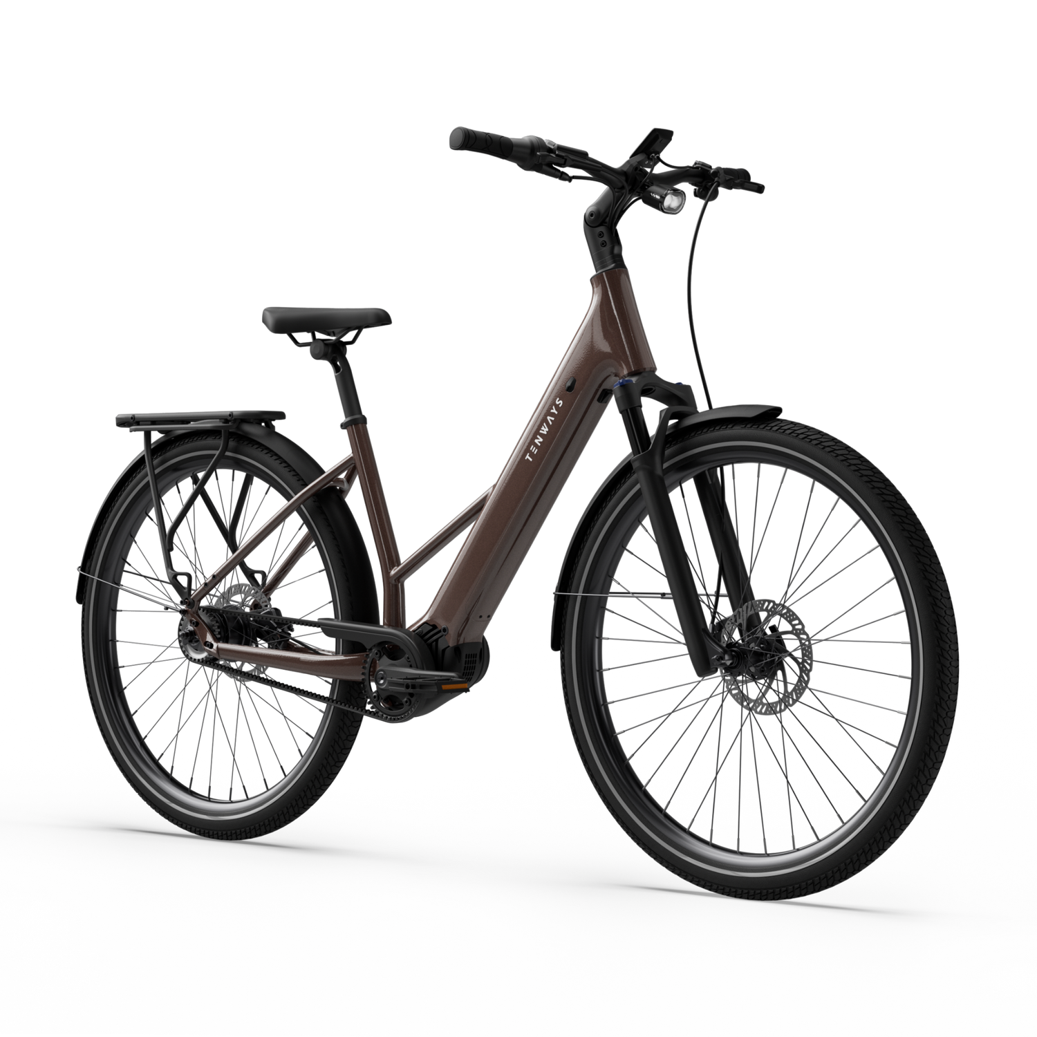 TENWAYS AGO AIR Belt Drive - Walnut Brown side