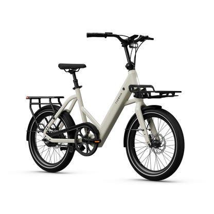 CGO Compact Front Carrier mounted on the bike